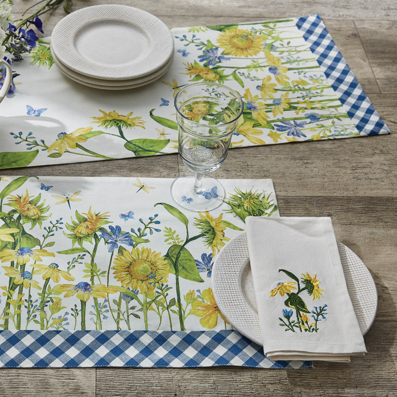 August Grove® Sunny Day Table Runner 13" X 36", 54" x 13"