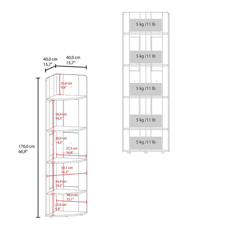 Camellia Bookcase