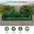 Outdoor 4" Thick Replacement Cushion Set Seat/Back Cushion (Set Of 3 Seats , 3 Backs , 2 Short Backs)-1775352320