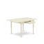 Ensemble de salle à manger 5 pièces comprenant une table de salle à manger rectangulaire avec Dropleaf et 4 chaises en bois, lin blanc-122623693