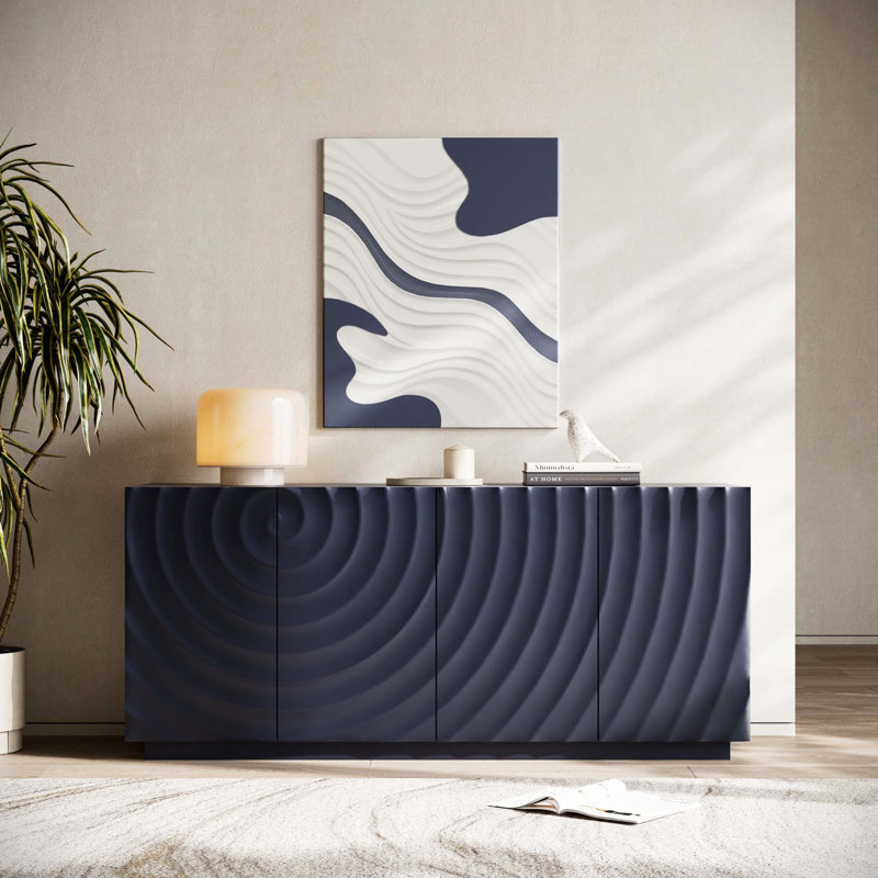 Buffet rectangulaire de 59 po de largeur, Marine