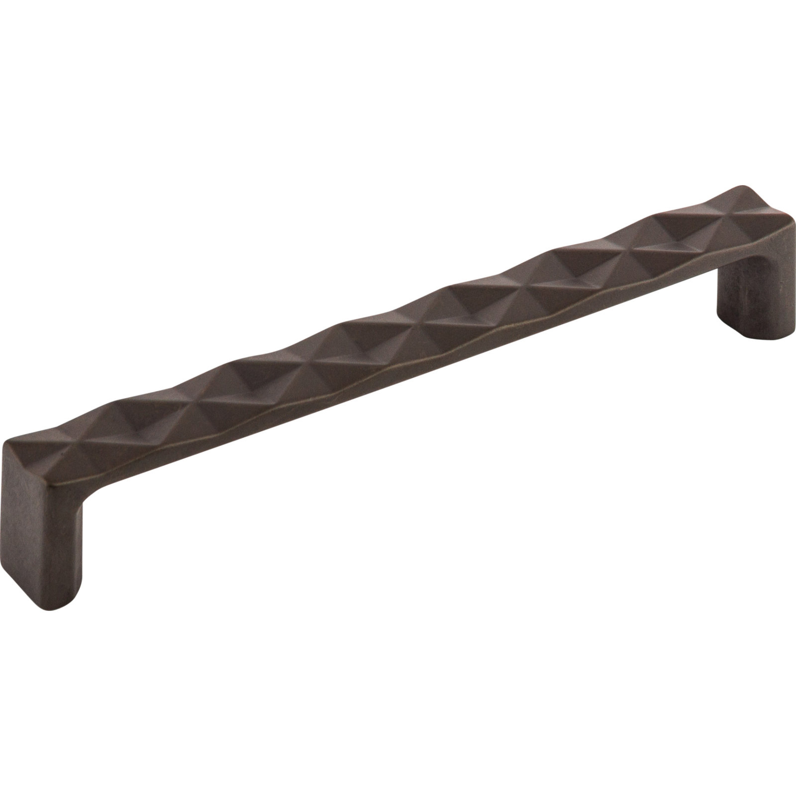 Quilted Bar Cabinet Pull, 6 5/16" Center to Center, Sable