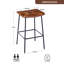 Camryn Upholstered Counter Stool with Metal Frame-1334745542