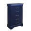Commode verticale en bois manufacturé avec 5 tiroirs-792149000