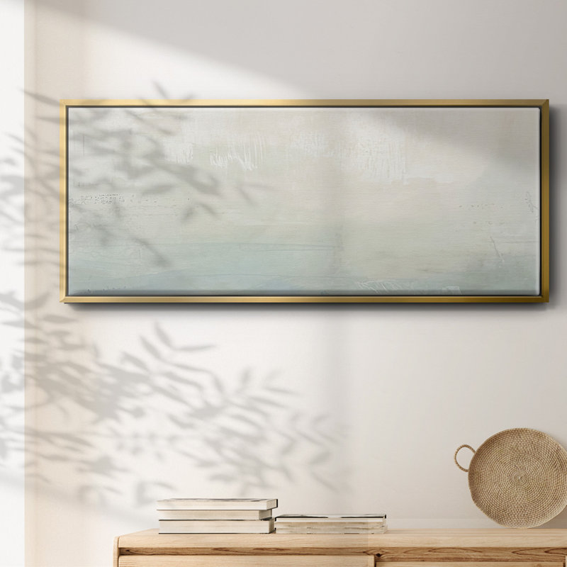 Tone Scape III- Framed Canvas, 24" H x 60" W