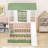 Twin Over Twin Wood Bunk Bed With Twin Trundle, Slide And Guardrails, House-Shaped Design