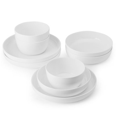 Mikasa Delray 9-Piece Bone China Dinnerware Bowl Set, Service for 3