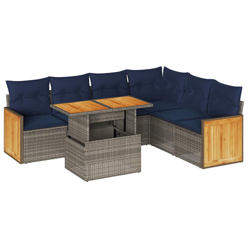 62cm Wide Patio Sofa with Cushions