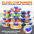 SereneLife 24 Piece Non-Stick Glass Bakeware Set