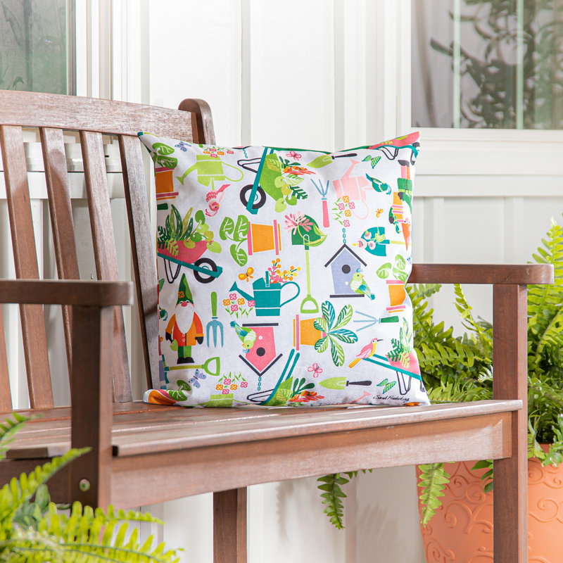 Housse de coussin d'extérieur Gardening Gnomes