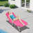 3-In-1 Heavy Duty Tanning Chair With Face Hole, Adjustable 5-Position Folding Chaise Lounge For Outdoor Sunbathing And Relaxation-1698789864