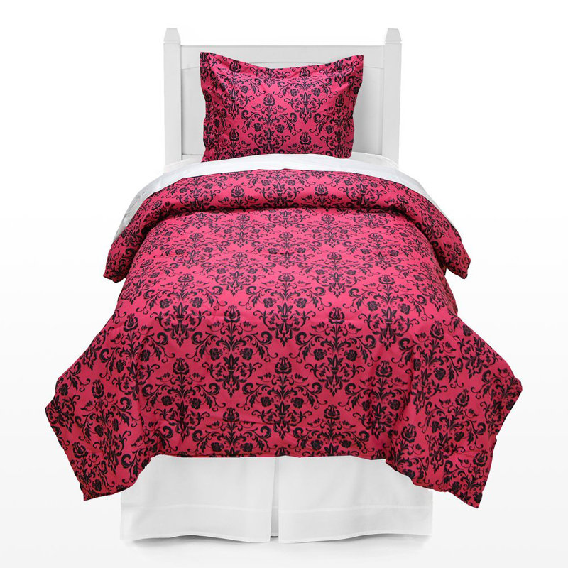Modern & Contemporary Comforter, Twin Extra Long Comforter + Pillowcases, Coronet Blue/Light Gray