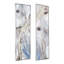 20 peintures abstraites multicolores à l'huile de 20 po x 71 po, pour 2 peintures de salon de chambre à coucher, 2 allongées, 71 po, décor à la maison