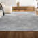 Asal Haze Solid Low-Pile Gray Rug