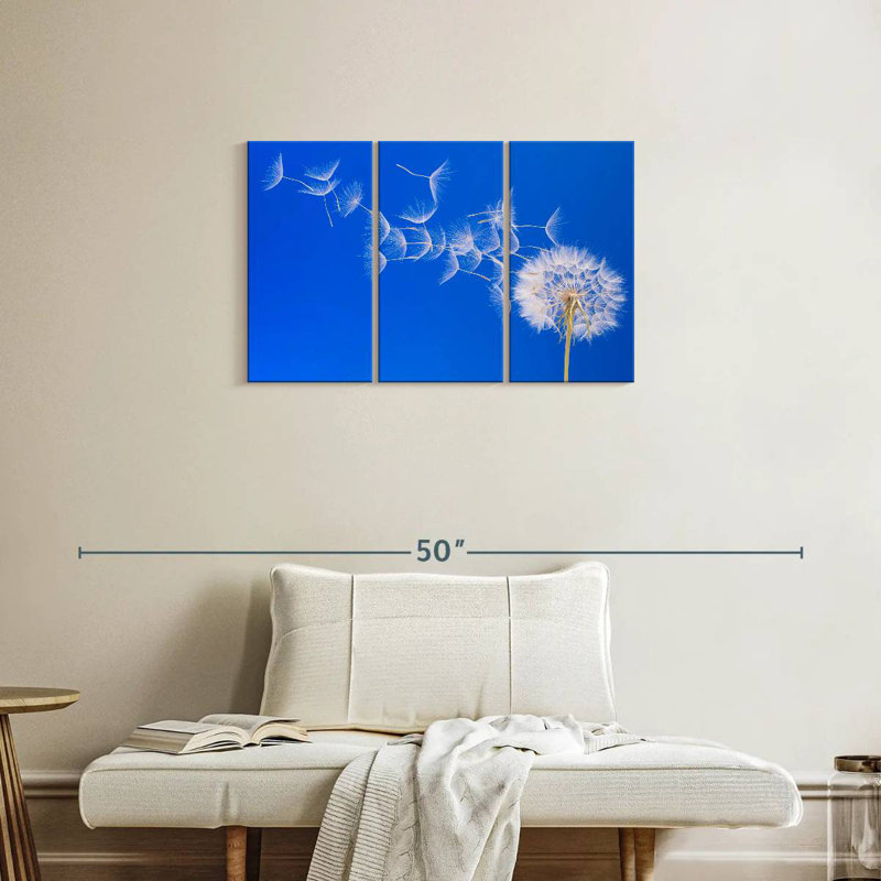 Harnek Dandelion Seeds Flying, H 20 po x l 33 po