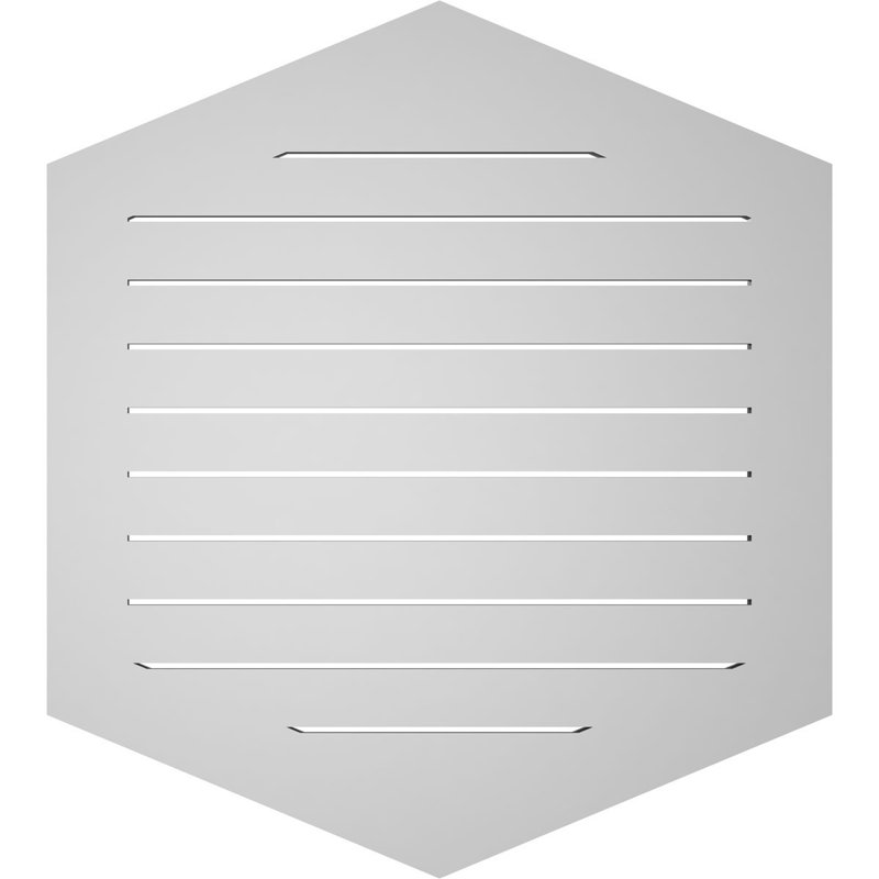Pente verticale verticale en uréthane 5 pi, H 38 po x l 34 po x P 1 po