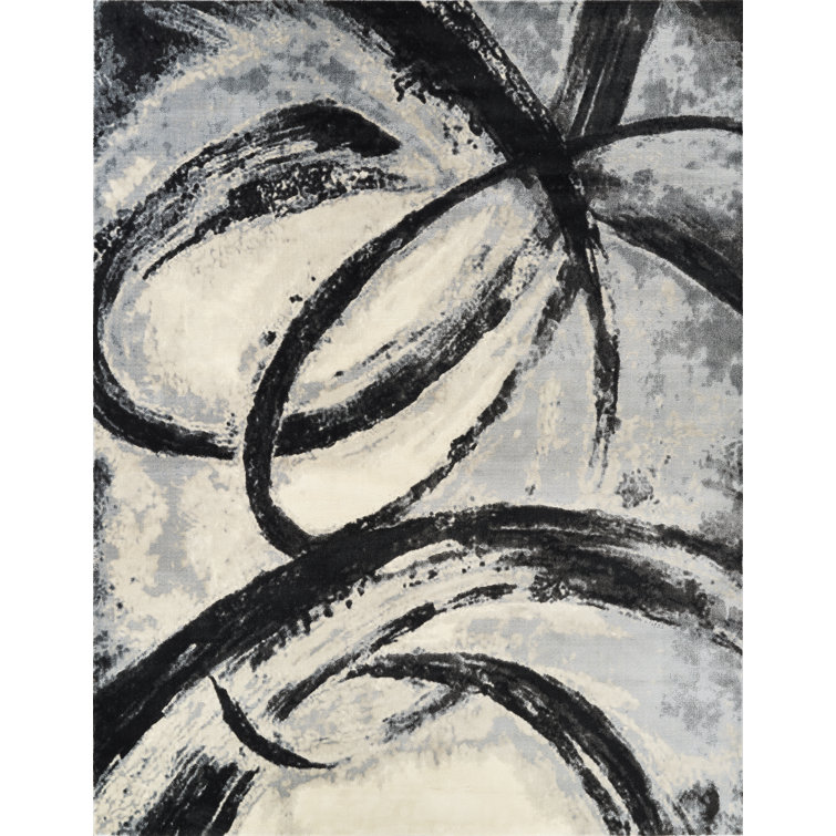 Damian Black/Grey Rug