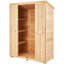 Remise pour outils de jardin extérieure en bois imperméable avec serrure 58 x 77,95 po