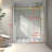 Frameless One Fixed And One Shifted Shower Door,70Mm 304 Stainless Steel Large Pulleys With Adjustable Soft Closing Function,With Nano Easy Cleaning,Stick Explosion-Proof Menbrance