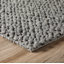 Tapis gris en laine crocheté à la main Amaty-1318507405
