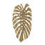 Ornement mural tendance en feuille d'or 18,9 x 13,4 x 1,4 po, fabriqué par Aluminium Decor - Artisanat, décoration de maison moderne-439711122