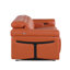 Causeuse inclinable en cuir italien à 2 grains avec appui-tête électrique-103554987-103554988