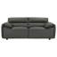 Causeuse rembourrée en graphite Hudson-133411333