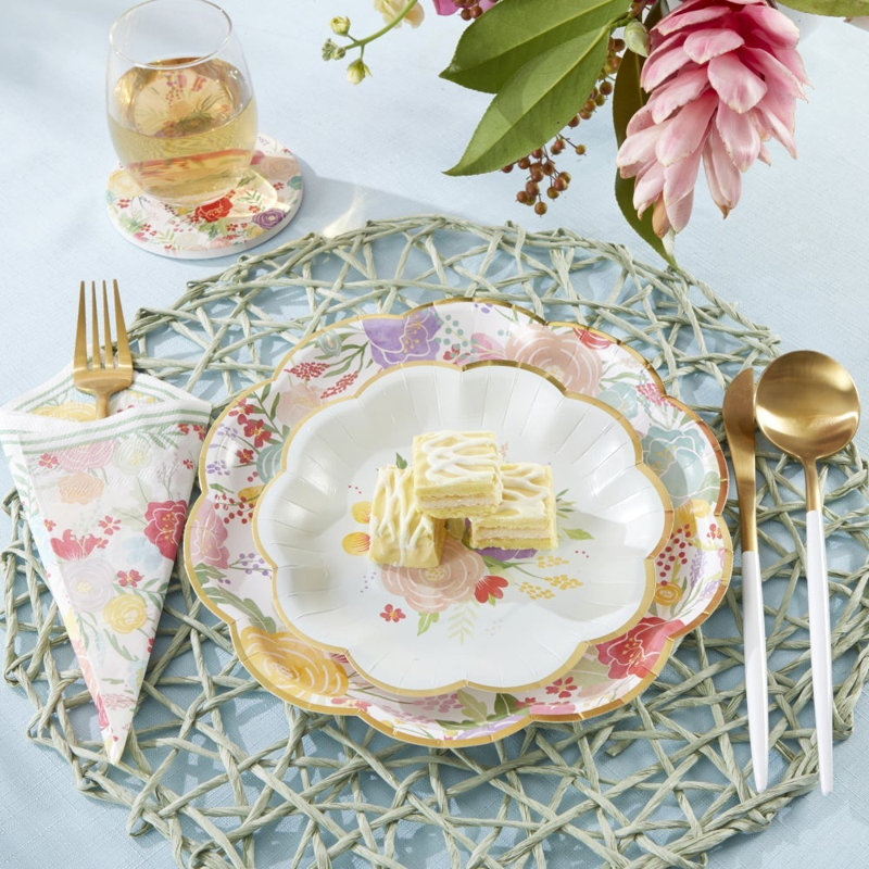 Assiette à dîner en papier 30 pièces