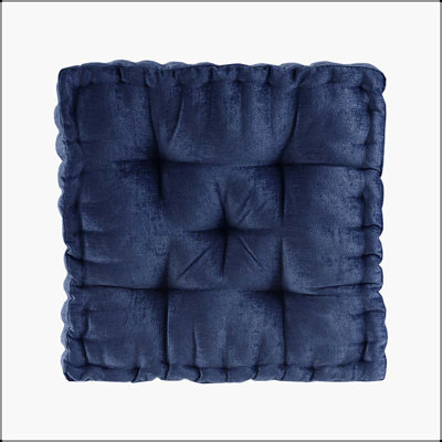Coussin de sol carré en poly chenille