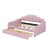 Upholstered Daybed With Elegant Shell-Shaped Backrest & Built-In Storage Drawers-223218674