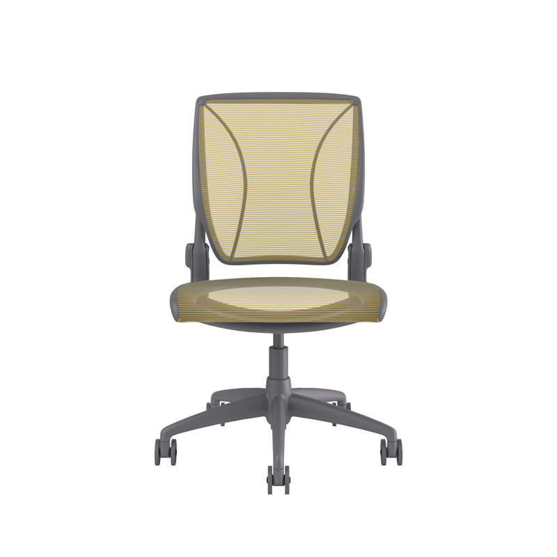 World Mesh Task Chair, Gray, Silver, Adjustable
