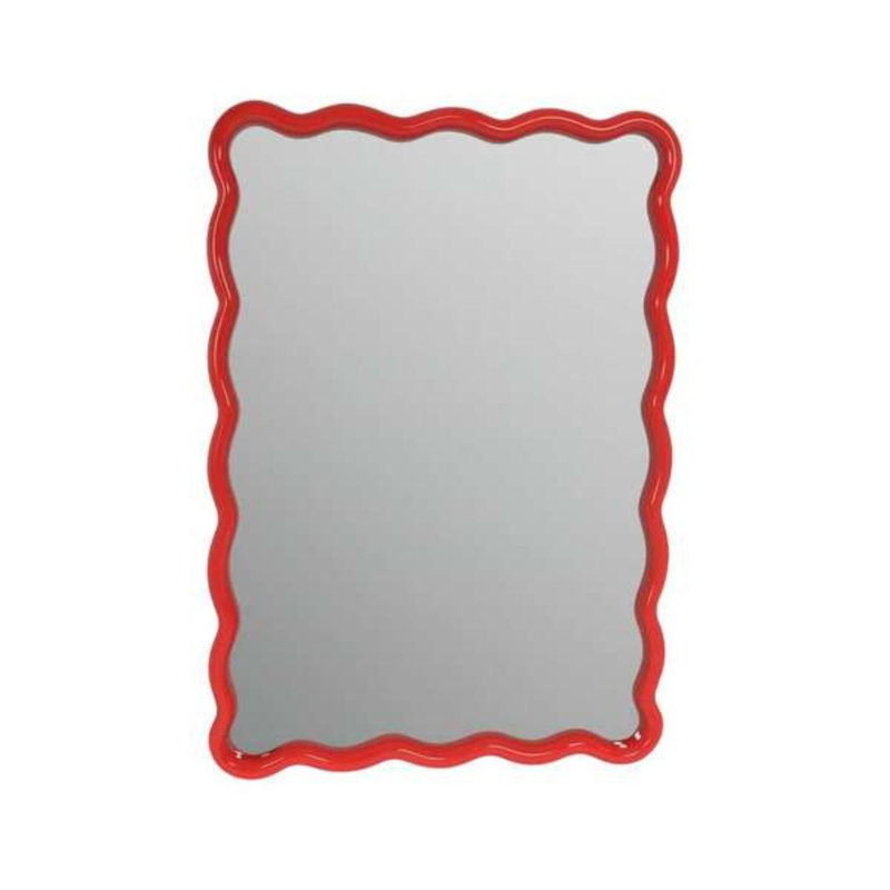 Miroir mural Allurine, Rouge