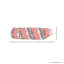 4"X10y Check Edge Stripe Wired Ribbon