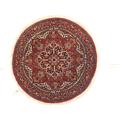 Fine Hand Knotted Round rug 3'3"X 3'3"