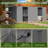 12Ft X 20Ft Pergola Winter Cover,  All-Season Pergola Accessory, Outdoor Pergola Cover With Sidewalls And Mesh Windows, Waterproof Enclosure For Weather Protection, Fits Most Pergola Sizes-119188648-119188650