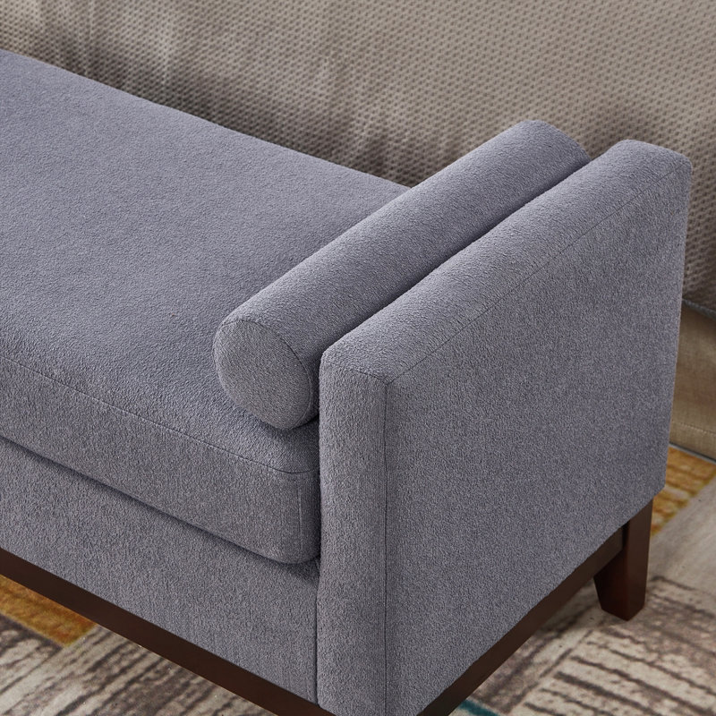 Banc style campagne moderne, Dark Gray
