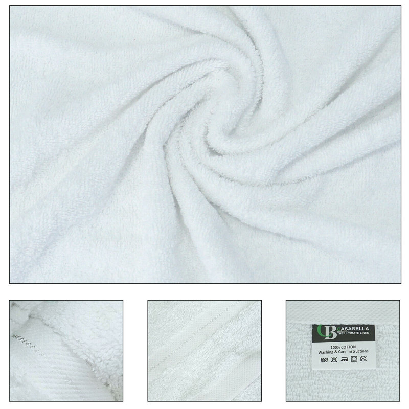 Casabella Luxury Jumbo Bath Sheet, White