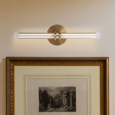 2PCS-Luminaire de meuble-lavabo avec applique murale moderne en cristal transparent pour tout le monde