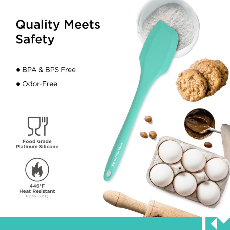 Silicone Spatula, Teal