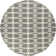 Tapis rond gris en laine tissé à plat à la main Mattox