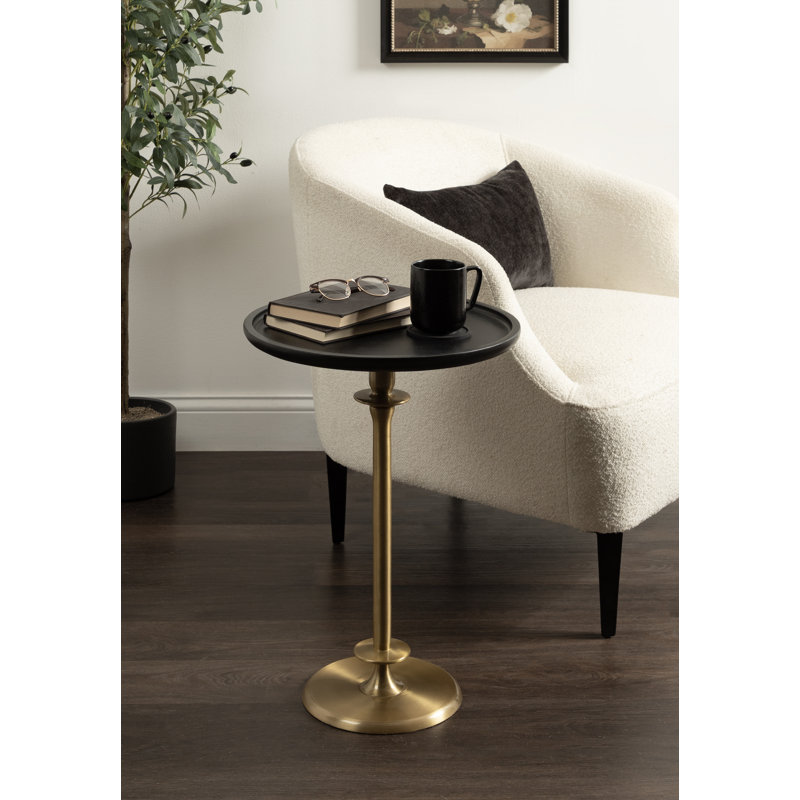 Table d'appoint Arora, Noir