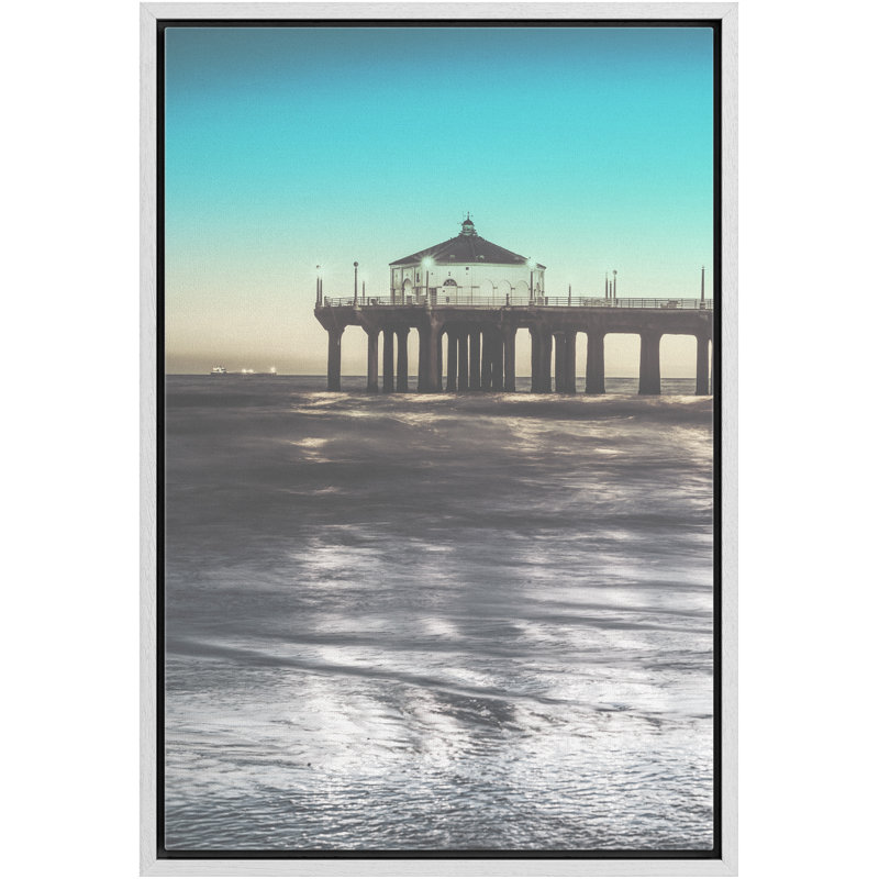 Photographie à cadre flottant sur toile, H 24 po x l 16 po x P 1,5 po, Cadre blanc