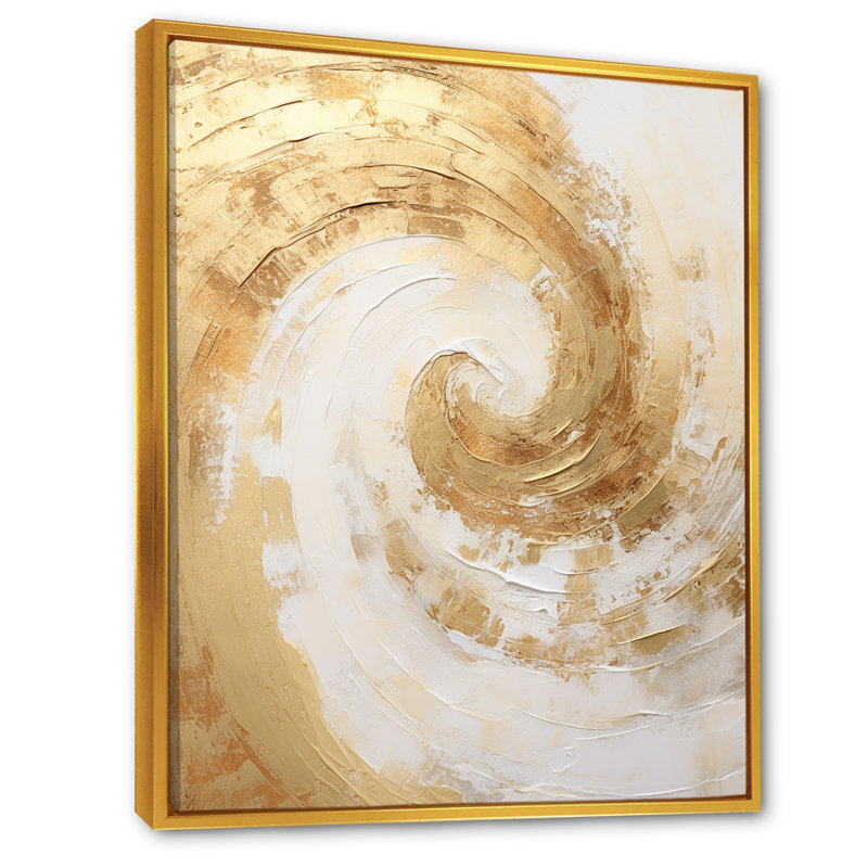 Ebullient Energy Spiral I - Abstract Spirals, impression sur toile_106082, H 32 po x l 24 po x P 1 po