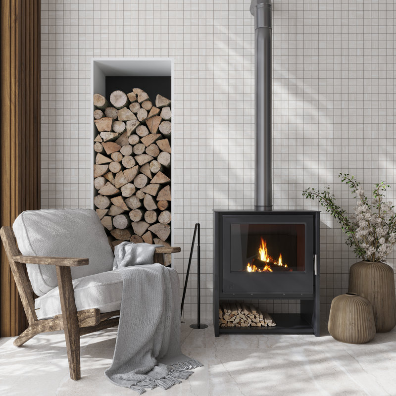 Carreau de mur et de plancher en porcelaine carrée aspect pierre 12 pi x 12 pi Arenza (10,66 pieds carrés / caisse) - paquet de 11