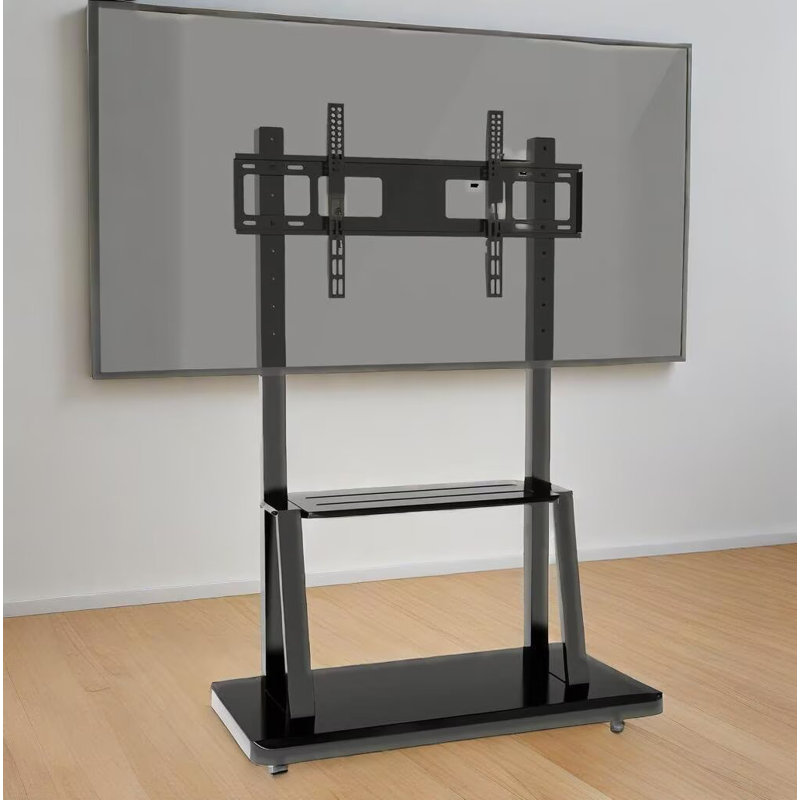 JYXCN Meuble télé mobile Chariot télé mobile pour le salon et le bureau pour écran plat ACL à DEL de 42 à 86 po jusqu'à 385 lb