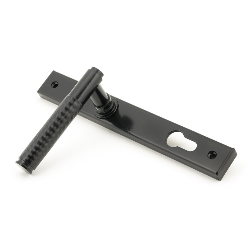 Brompton Lock Door Handle, Black