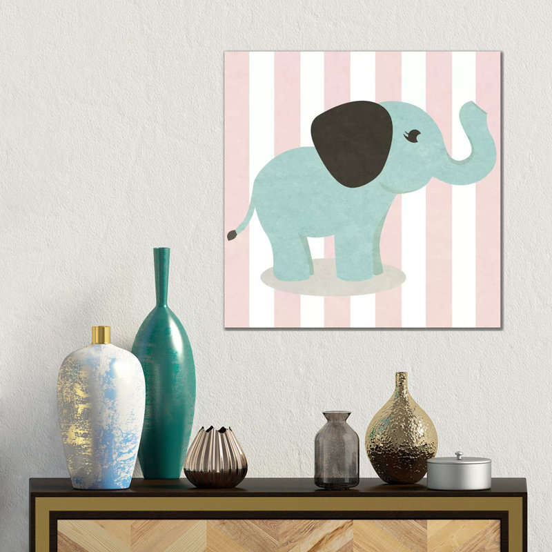 Happy Baby Animals I by SD Graphics Studio - No Frame Gallery-Wrapped Canvas Giclée on Canvas