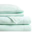 100% molleton, drap grand pour 4 pièces, douillet, doux, boulochage, lavable à la machine, drap plat, taies d'oreiller ajustées, matelas 16 po