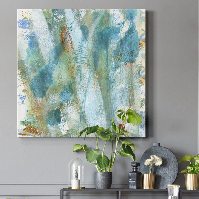 Printemps dégel - reproduction d'art sur toile tendue, H 32 po x l 32 po x P 1 po