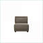 Canapé modulaire 5 pièces, canapé modulaire en lin brun noyer avec coussins Rylie | Lin | Bois synthétique